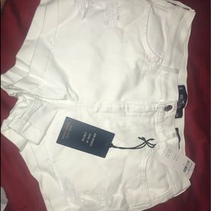 Hollister White Shorts